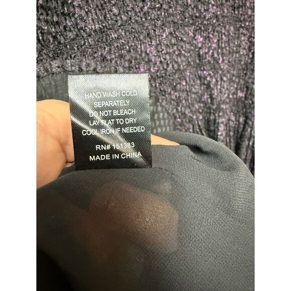 Au Lait Smocked Waist Mini Dress NWT Sz. L - Picture 6 of 6